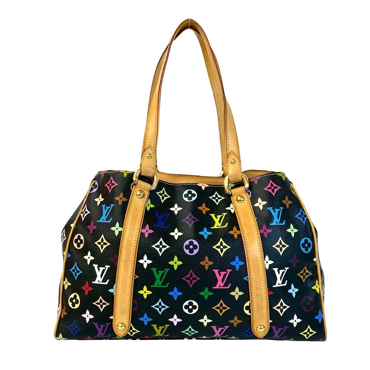 Louis Vuitton Louis Vuitton Louis Vuitton Aurelia MM Monogram Multicolor Tote Bag Textile Tote Bag DUTY FREE for USA Size ONE SIZE - 4 Thumbnail