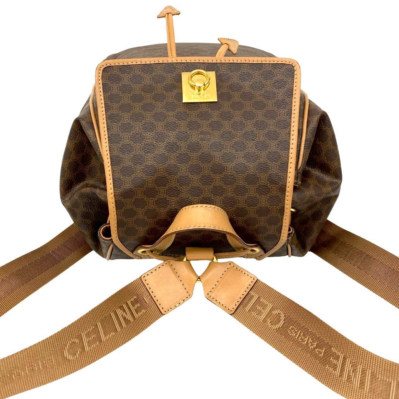 Celine Celine Celine Macadam Blazon Leather Backpack Leather Backpack DUTY FREE for USA Size ONE SIZE - 5 Thumbnail