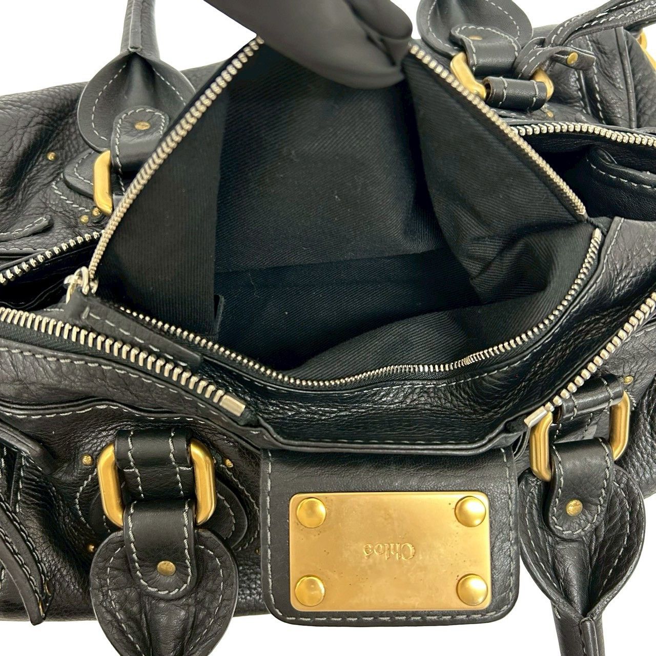 Chloe Chloe Chloe Paddington Leather 2way Bag Leather Handbag DUTY FREE for USA Size ONE SIZE - 11 Thumbnail