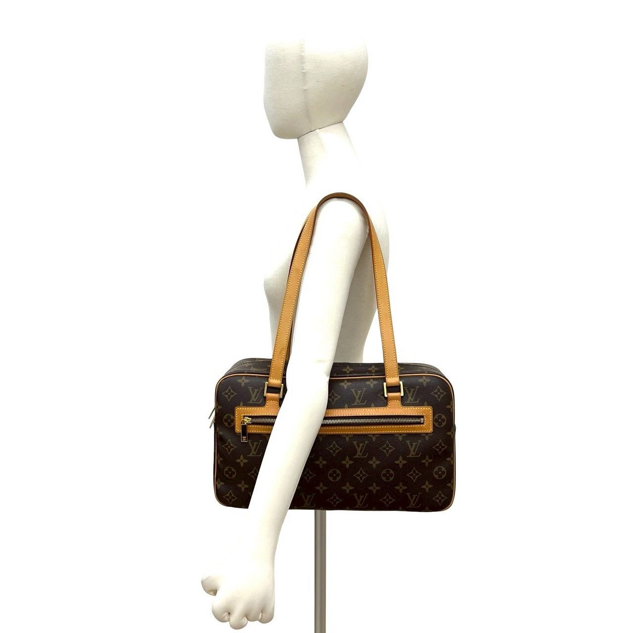 Louis Vuitton Louis Vuitton Louis Vuitton Cite GM Monogram Leather 2way Bag Textile Tote Bag DUTY FREE for USA Size ONE SIZE - 3 Thumbnail
