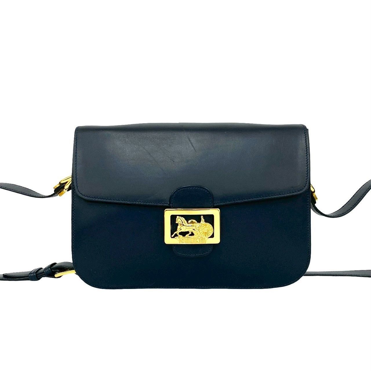 Celine Celine Celine Carriage Hardware Calf Leather Shoulder Bag Leather Shoulder Bag DUTY FREE for USA Size ONE SIZE - 2 Thumbnail