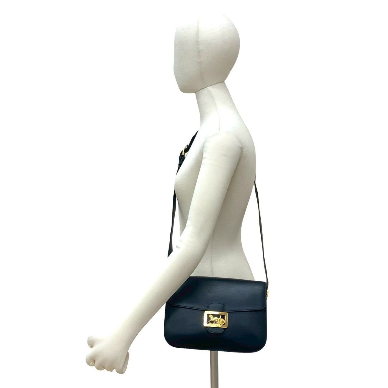 Celine Celine Celine Carriage Hardware Calf Leather Shoulder Bag Leather Shoulder Bag DUTY FREE for USA Size ONE SIZE - 3 Thumbnail