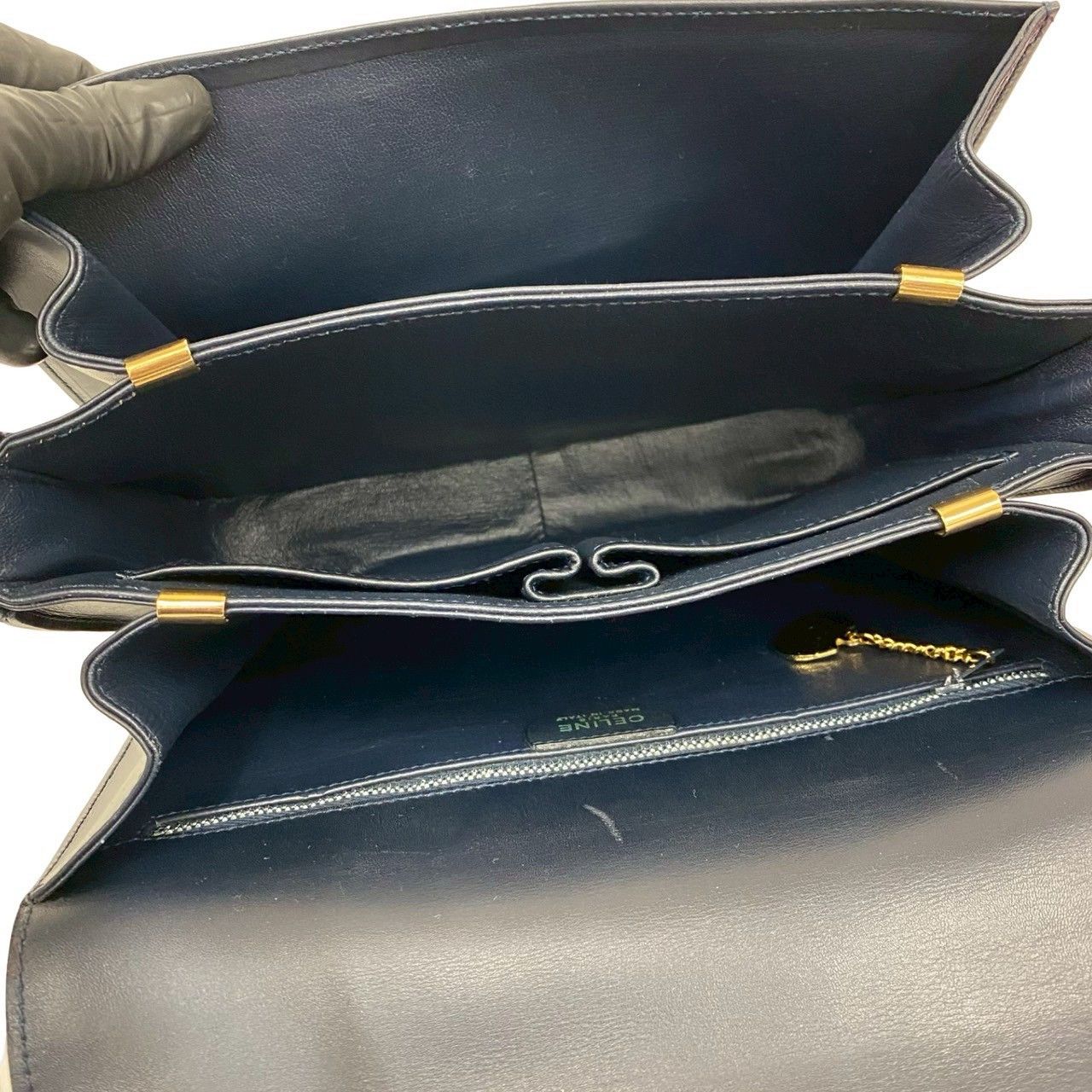 Celine Celine Celine Carriage Hardware Calf Leather Shoulder Bag Leather Shoulder Bag DUTY FREE for USA Size ONE SIZE - 10 Thumbnail
