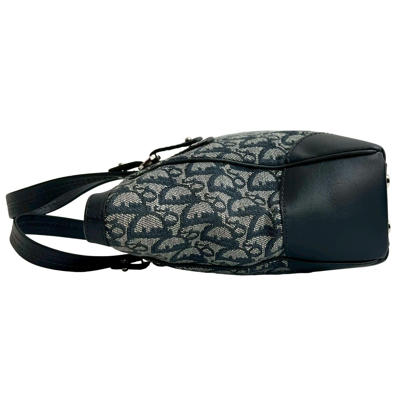 Dior Dior Christian Dior Trotter Canvas Leather Handbag Textile Tote Bag DUTY FREE for USA Size ONE SIZE - 6 Thumbnail