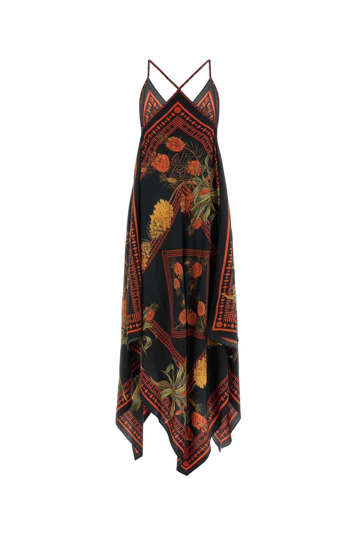 Blumarine Printed Twill Dress Size S / US 4 / IT 40 - 2 Thumbnail