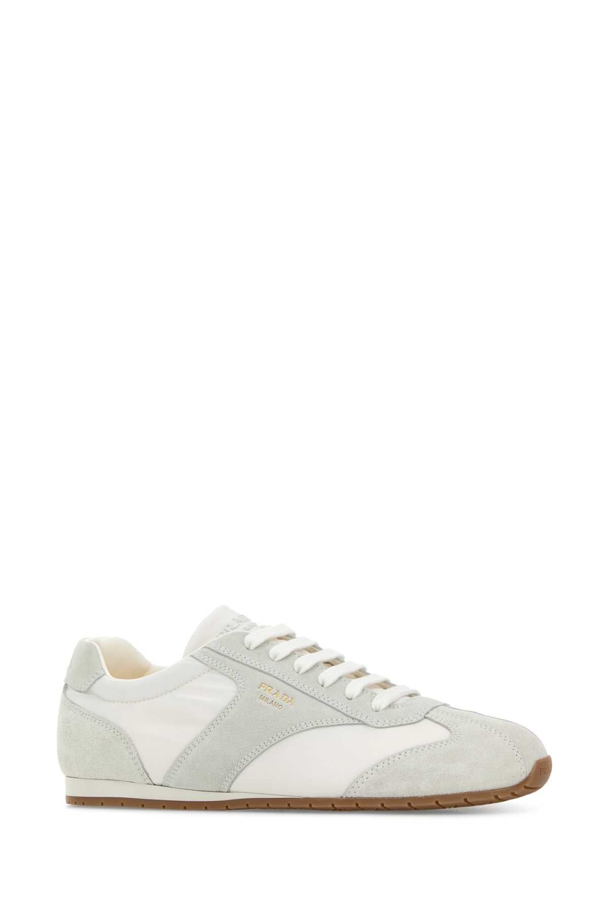 Prada Two-Tone Suede And Fabric Sneakers Size US 9.5 / EU 42-43 - 2 Thumbnail