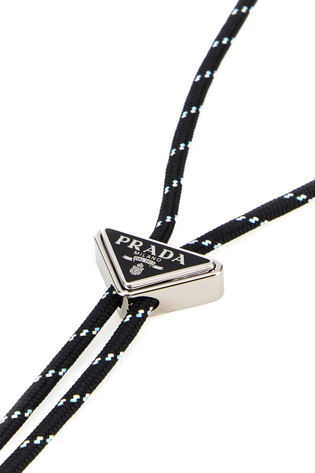 Prada Black Fabric Necklace Size ONE SIZE - 2 Thumbnail