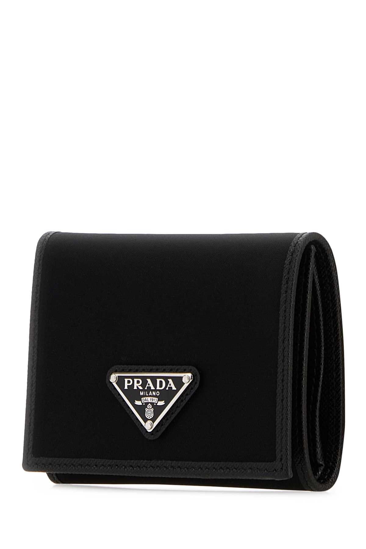 Prada Black Fabric Wallet Size ONE SIZE - 2 Thumbnail