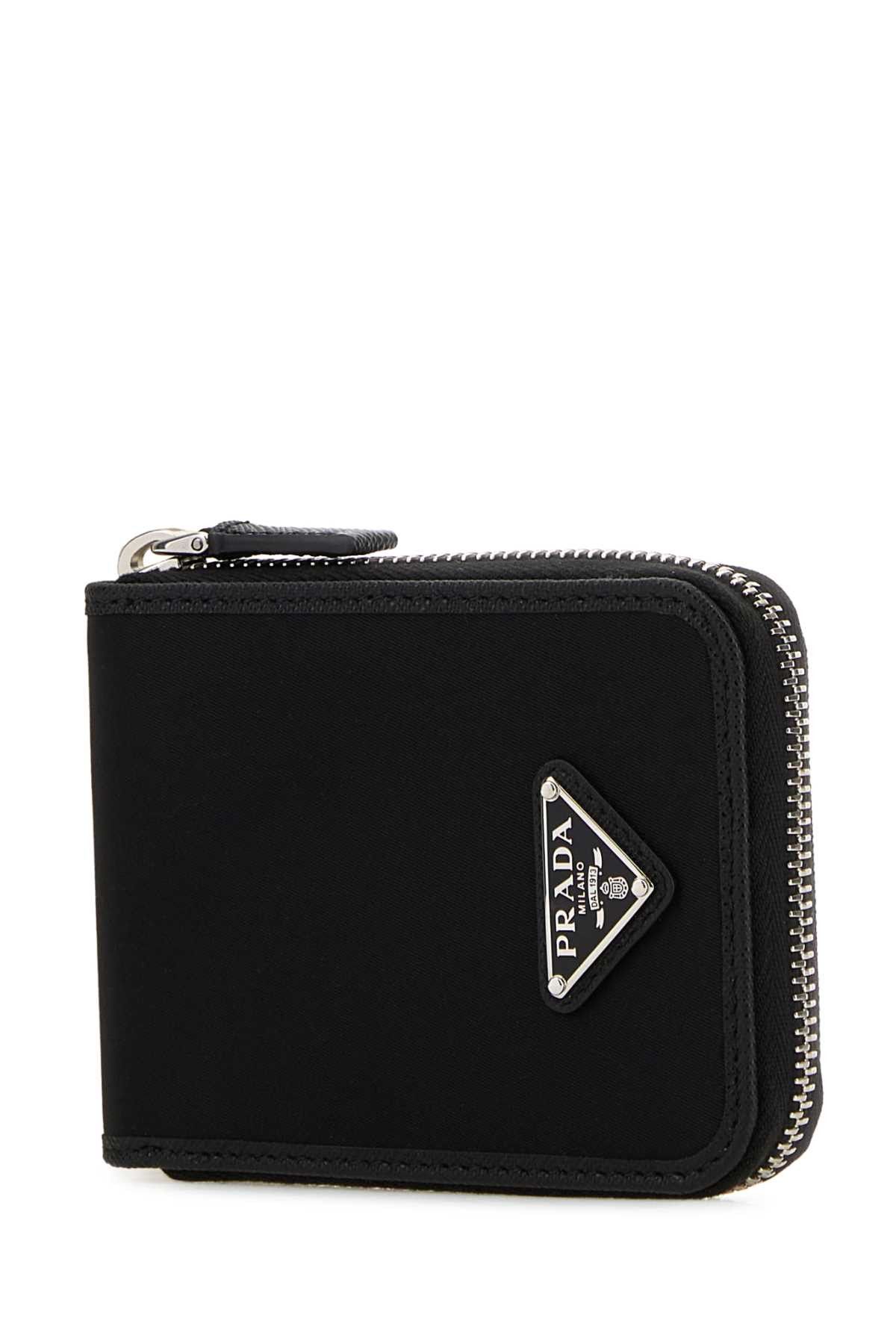 Prada Black Fabric Wallet Size ONE SIZE - 2 Thumbnail