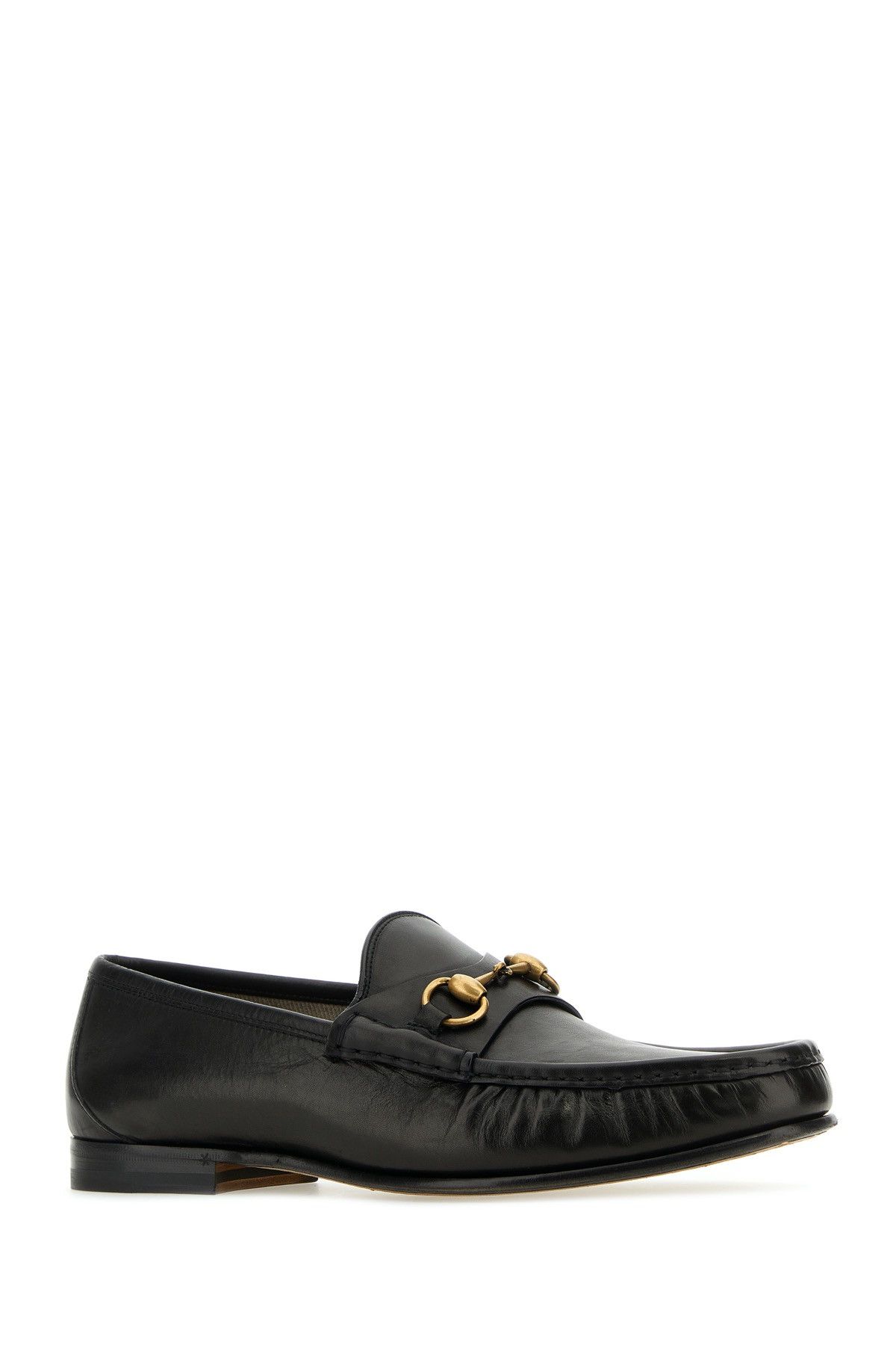 Gucci Black Leather Loafers Size US 10.5 / EU 43-44 - 2 Thumbnail
