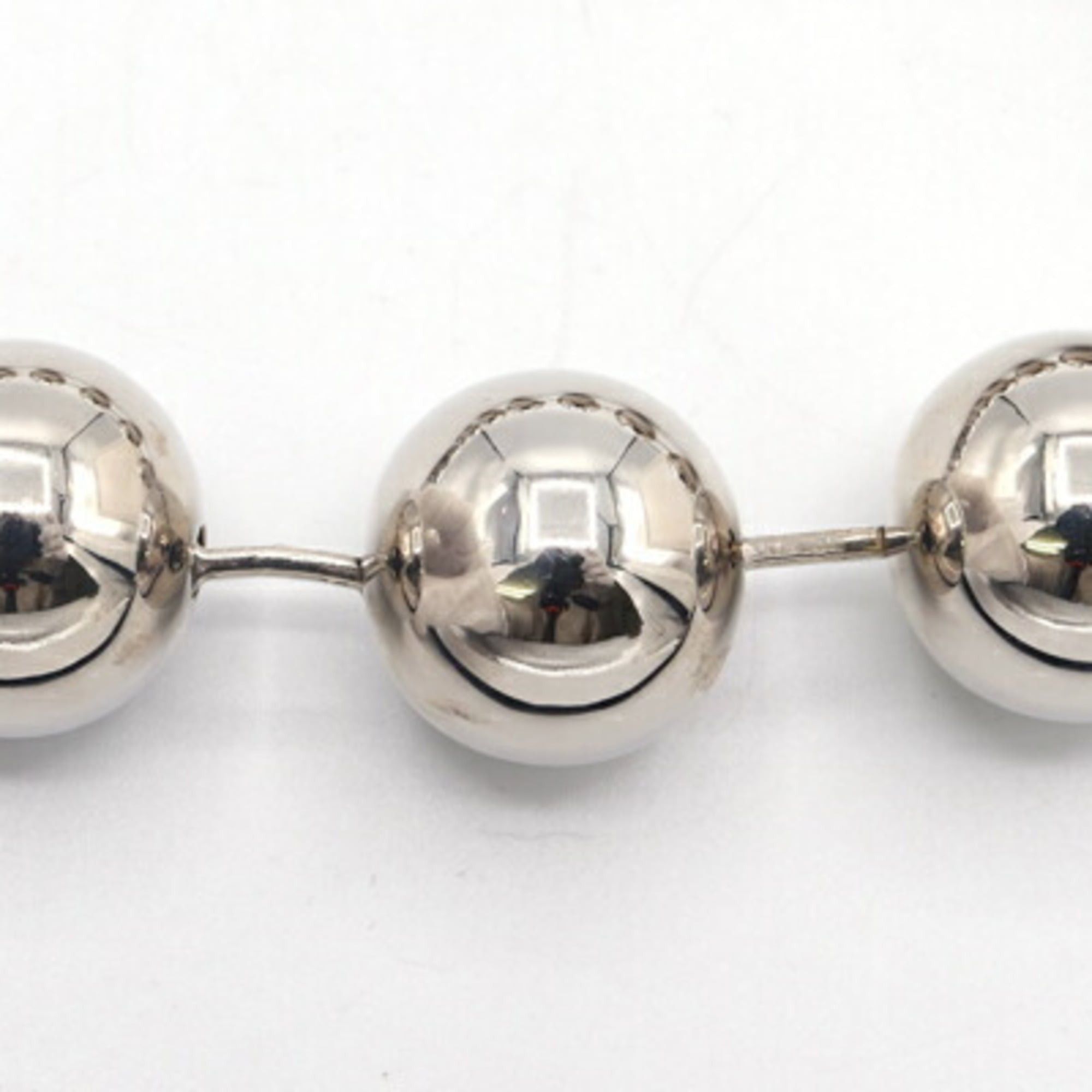Balenciaga Balenciaga necklace ball chain silver metal pendant choker large women's BALENCIAGA Size ONE SIZE - 4 Thumbnail