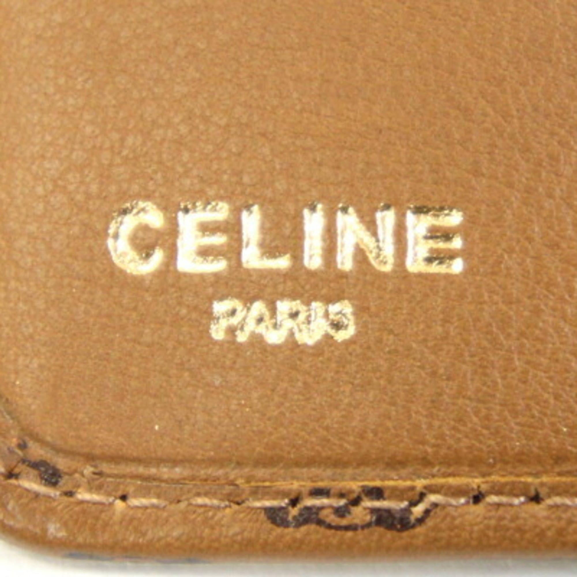 Celine Celine Tri-fold Wallet Brown Leather Compact Old Women's CELINE Size ONE SIZE - 3 Thumbnail