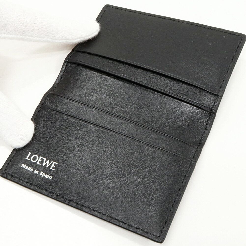 Loewe Loewe Loewe Bifold Smooth Leather Card Holder Leather Card Case CEM1Q95X01 DUTY FREE for USA Size ONE SIZE - 3 Thumbnail