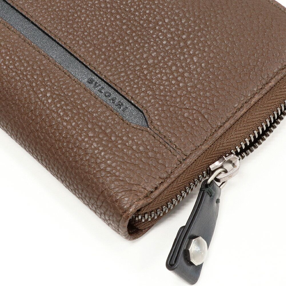 Bvlgari Bvlgari BVLGARI Octo Calf Leather Long Zip Wallet Leather Long Wallet 37858 DUTY FREE for USA Size ONE SIZE - 4 Thumbnail
