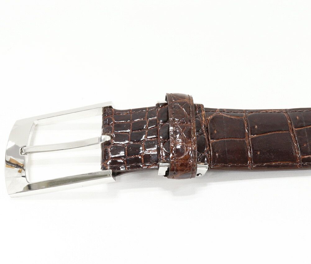 Other Other Crocodile Belt Leather Belt DUTY FREE for USA Size ONE SIZE - 4 Thumbnail