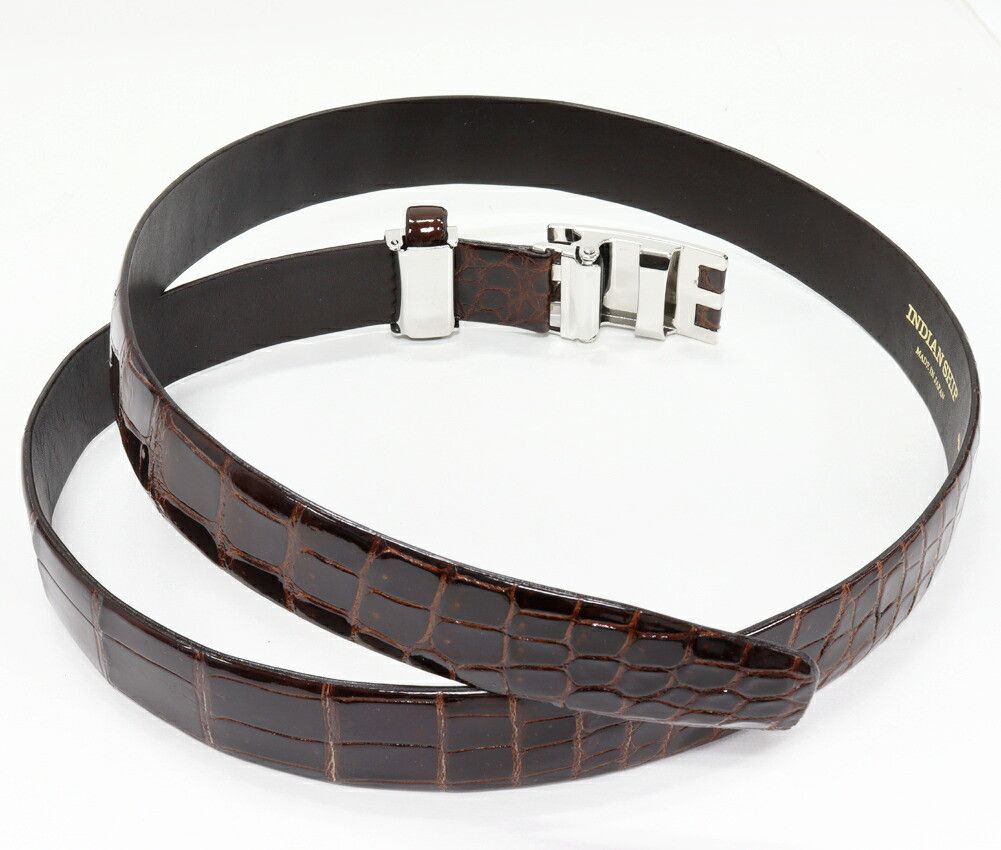 Other Other Crocodile Belt Leather Belt DUTY FREE for USA Size ONE SIZE - 2 Thumbnail