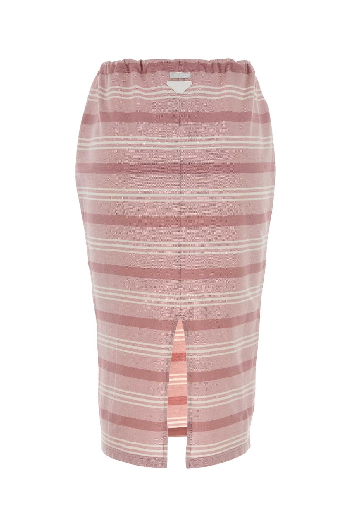 Prada Embroidered Piquet Skirt Size 27" / US 4 / IT 40 - 2 Thumbnail