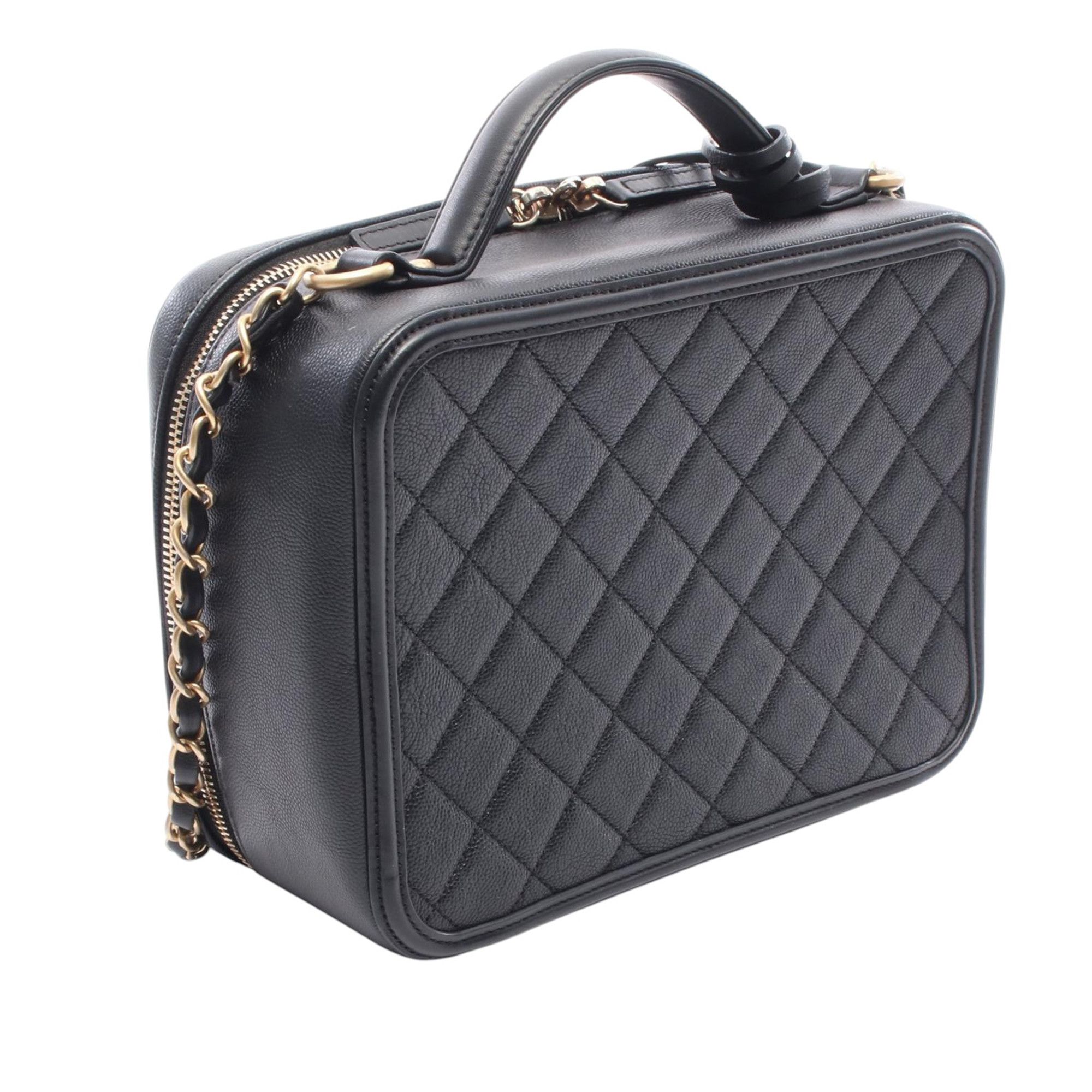 Chanel Chanel CC Caviar Filigree Quilted Vanity Bag Size ONE SIZE - 2 Thumbnail