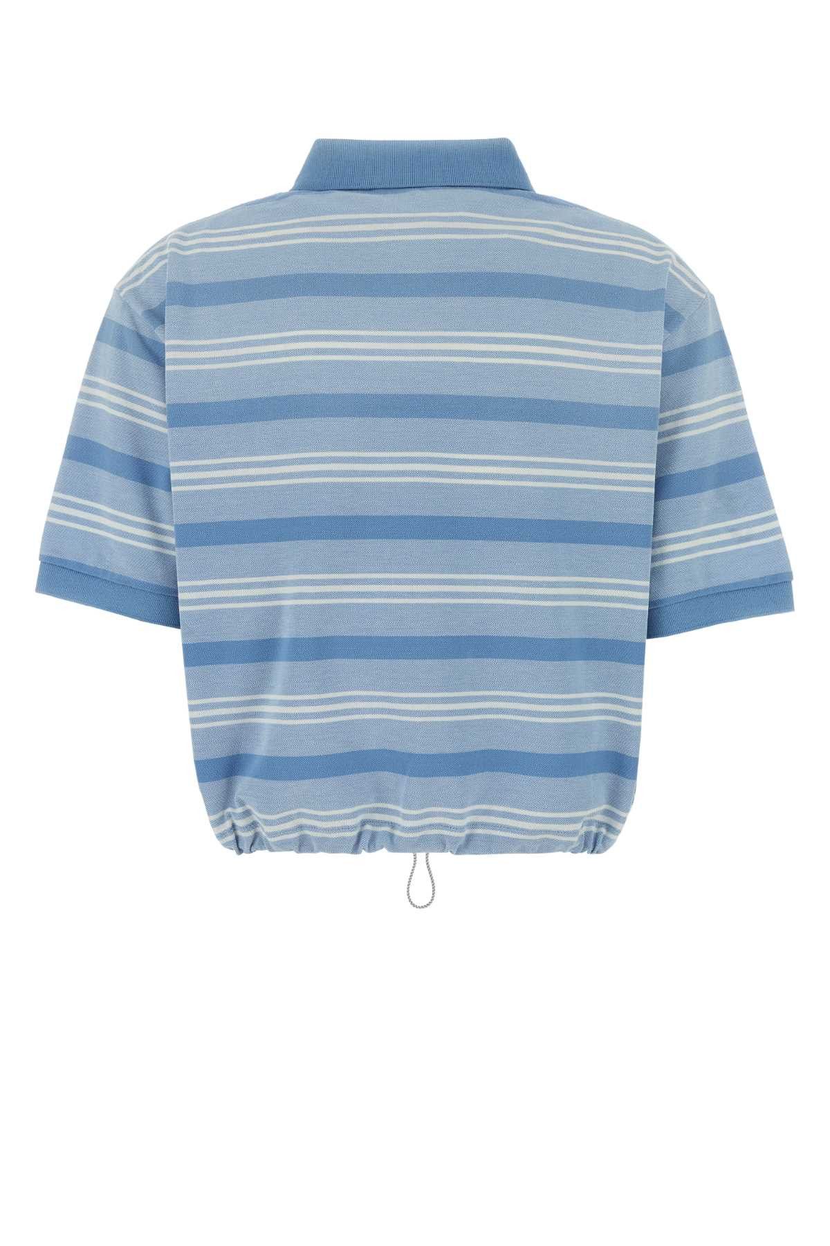 Prada Embroidered Piquet Polo Shirt Size M / US 6-8 / IT 42-44 - 2 Thumbnail