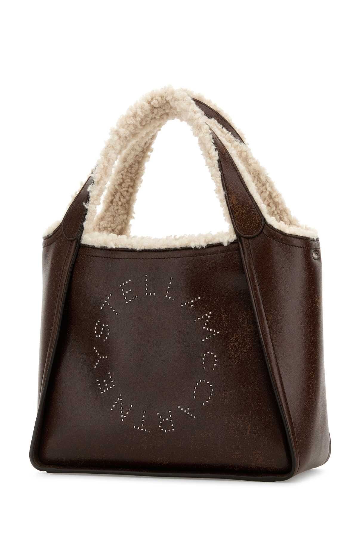 Stella McCartney Brown Alter Mat Small Shopping Bag Size ONE SIZE - 2 Thumbnail