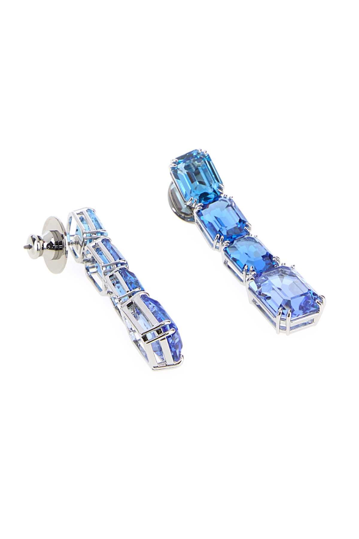 Swarovski Embellished Millenia Metal Earrings Size ONE SIZE - 2 Thumbnail