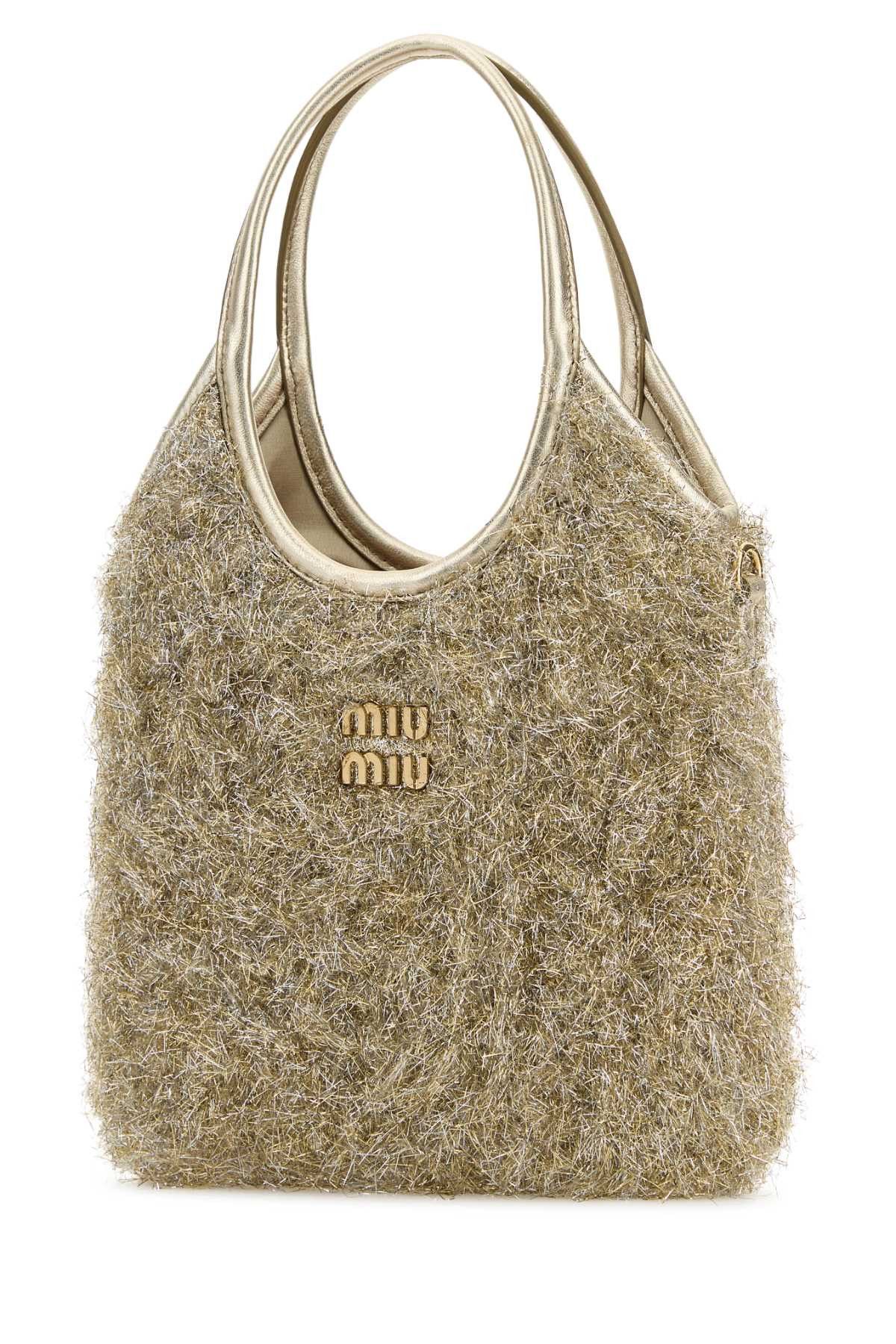 Miu Miu Embellished Fabric Handbag Size ONE SIZE - 2 Thumbnail