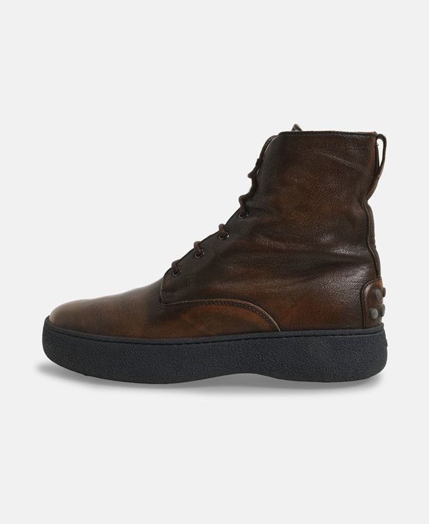 Tod's Montone Lace-up ankle boot Size US 8.5 / EU 41-42 - 4 Thumbnail