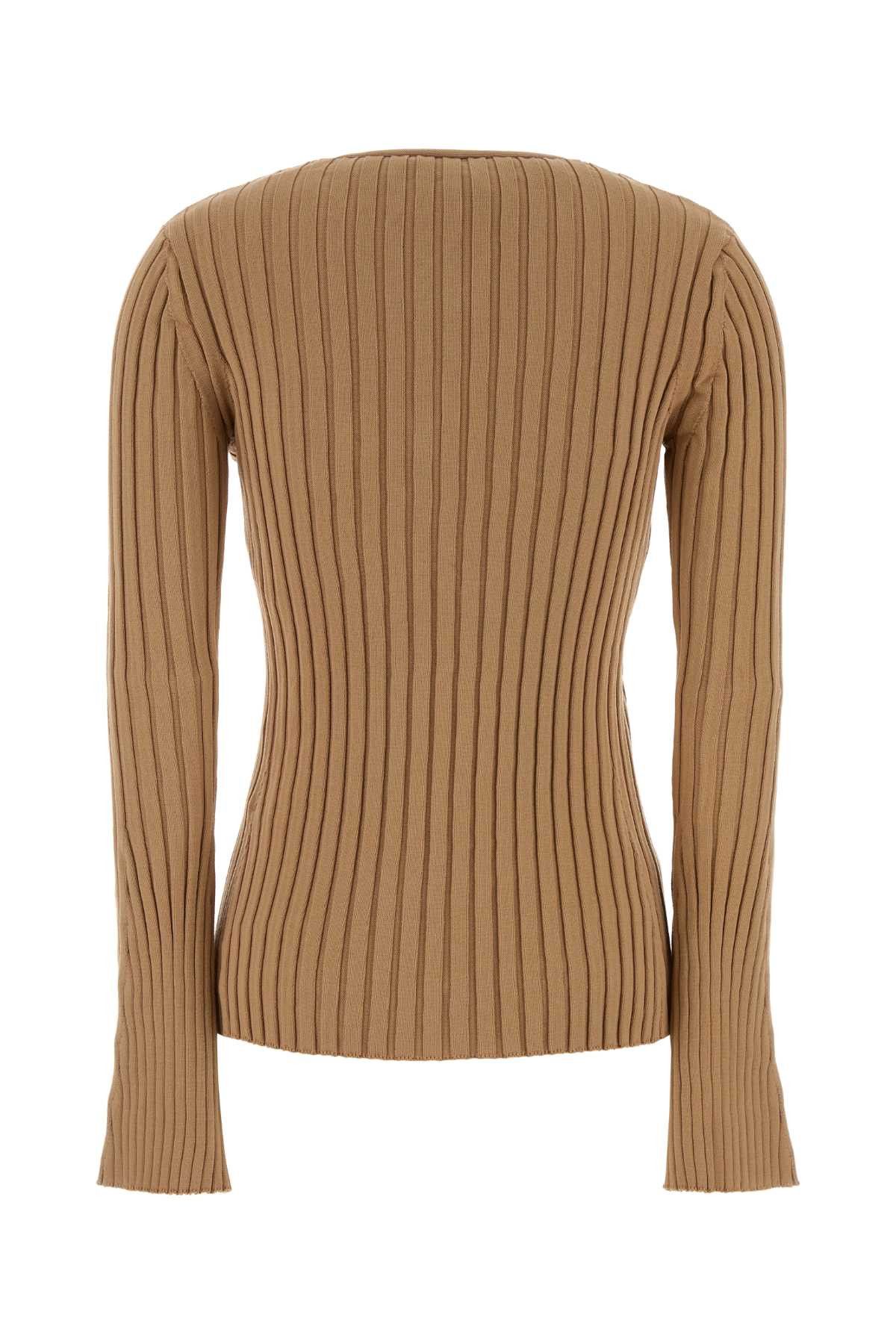 Stella McCartney Camel Cotton Cardigan Size S / US 4 / IT 40 - 2 Thumbnail