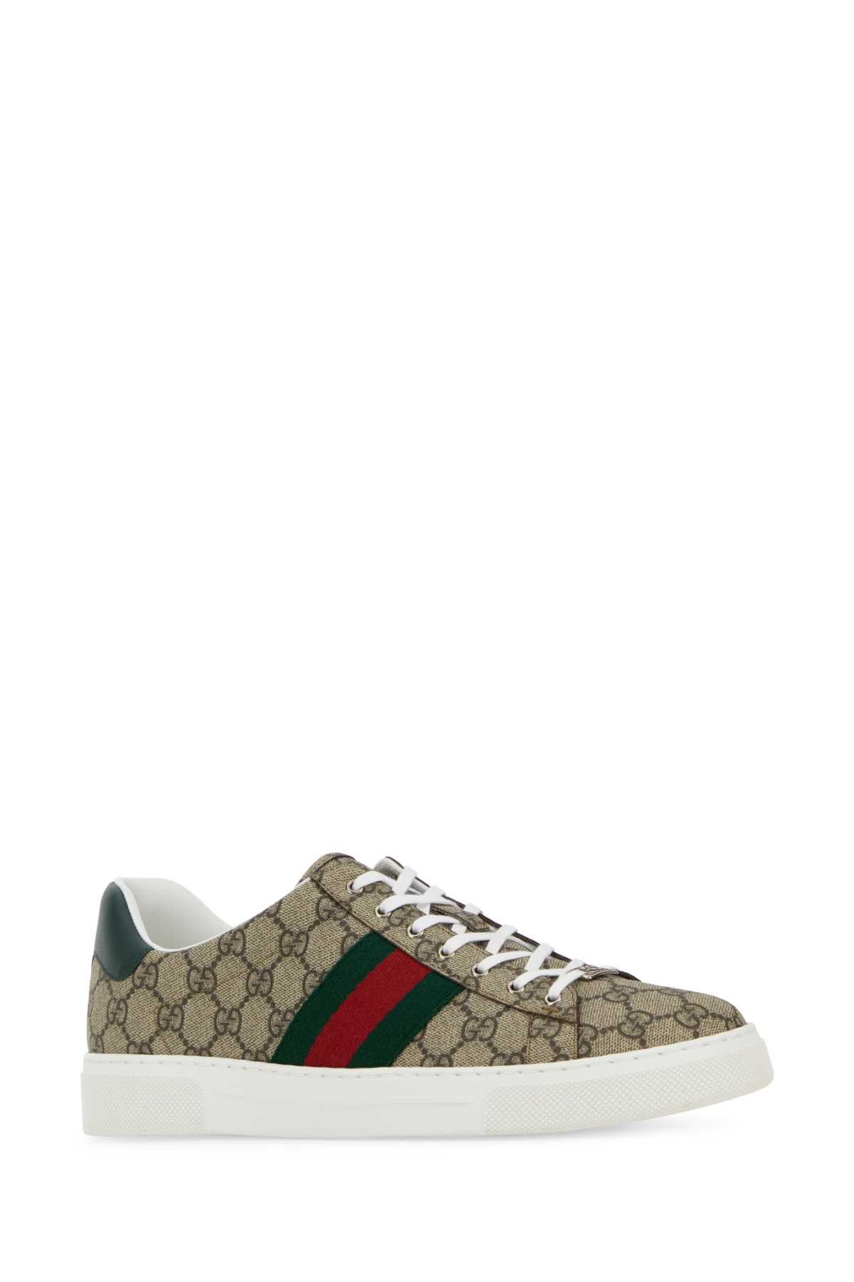 Gucci Gg Supreme Fabric Ace Sneakers Size US 11 / EU 44 - 2 Thumbnail