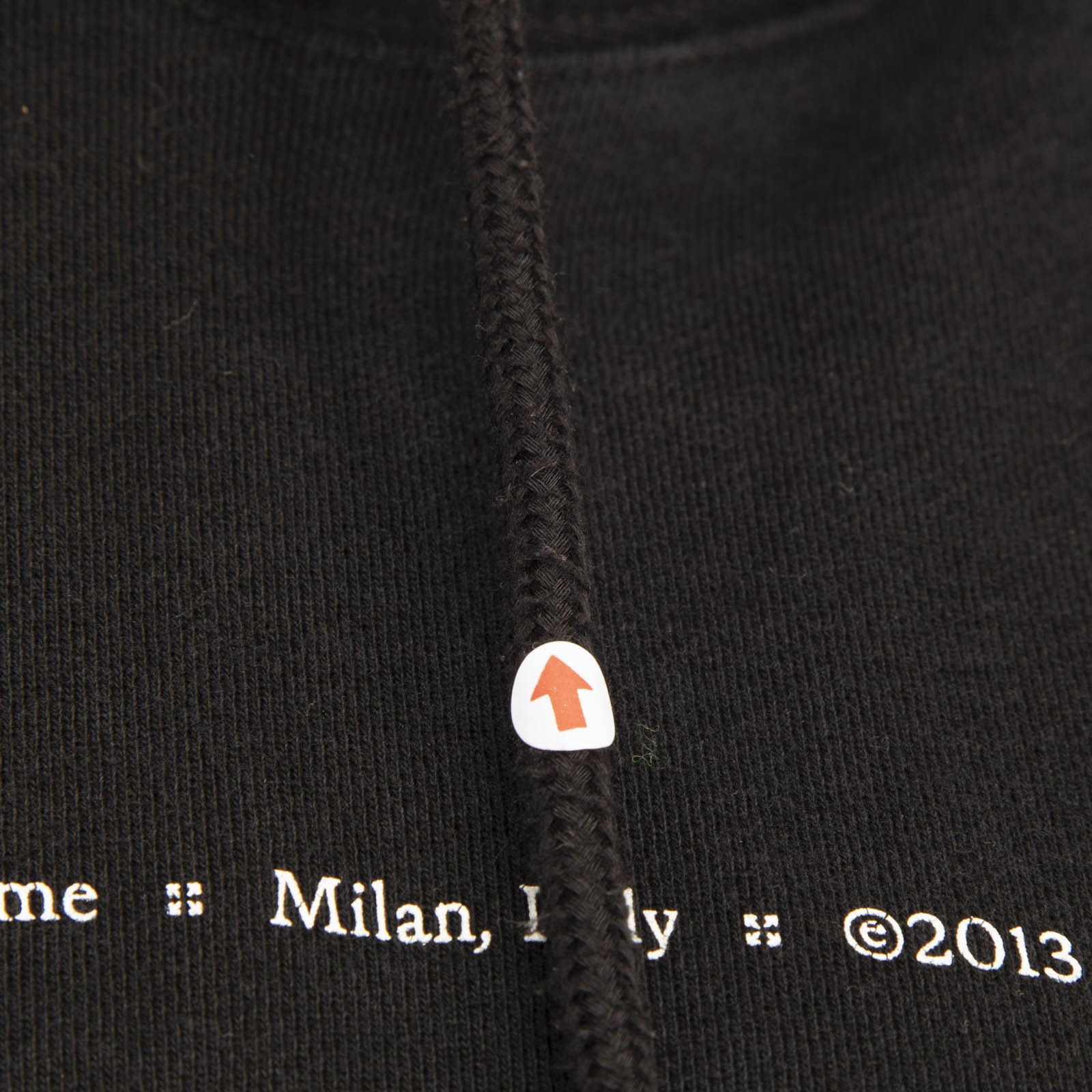 Off-White Black Back Logo Print Hoodie Size XL / US 12-14 / IT 48-50 - 4 Thumbnail