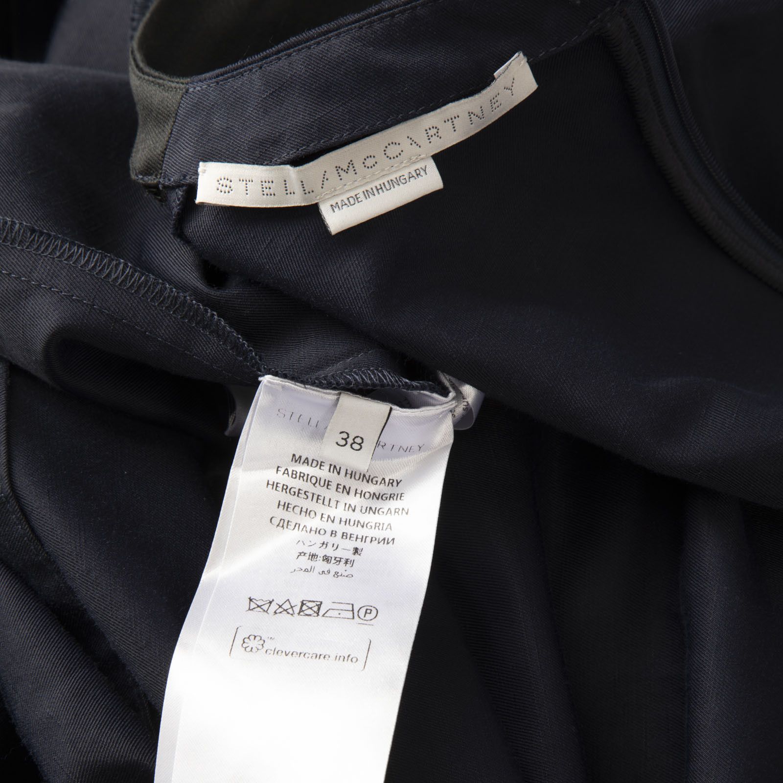 Stella McCartney Navy & Black Patch Dress Size XS / US 0-2 / IT 36-38 - 4 Thumbnail