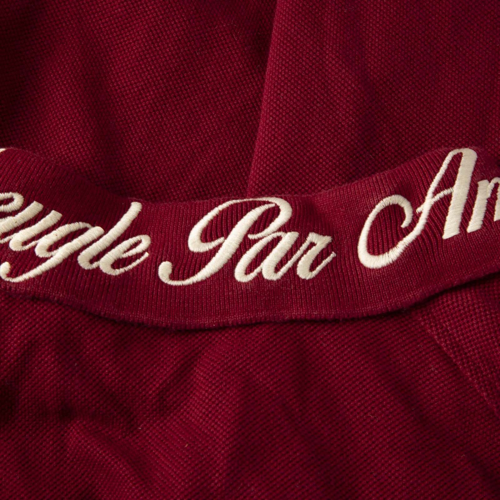 Gucci Red Embroidered Collar Polo T-Shirt Size XL / US 12-14 / IT 48-50 - 3 Thumbnail