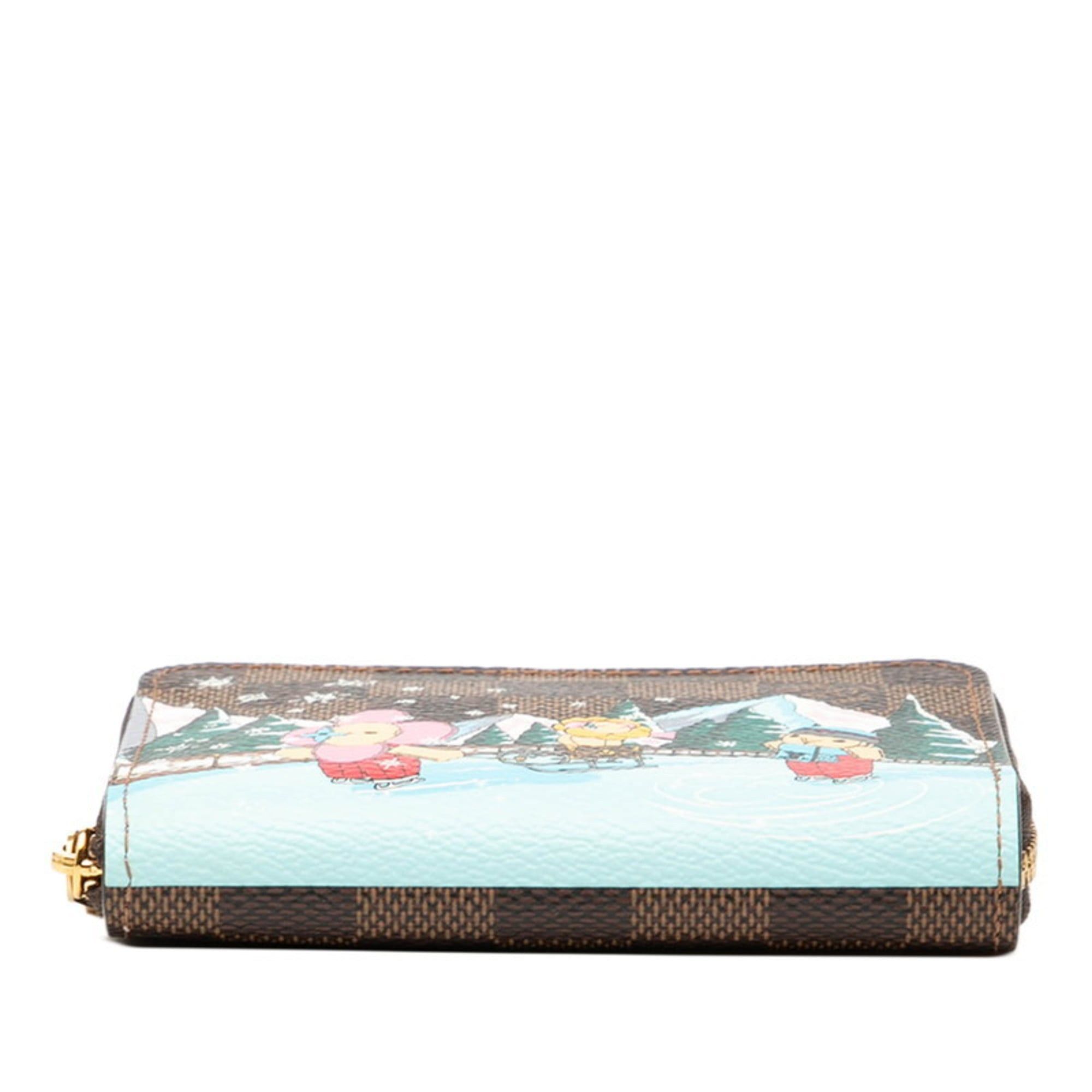 Louis Vuitton Louis Vuitton Damier Zippy Coin Purse Vivienne Wallet/Coin Case N40721 Black Multicolor Women's LOUIS VUITTON Size ONE SIZE - 3 Thumbnail