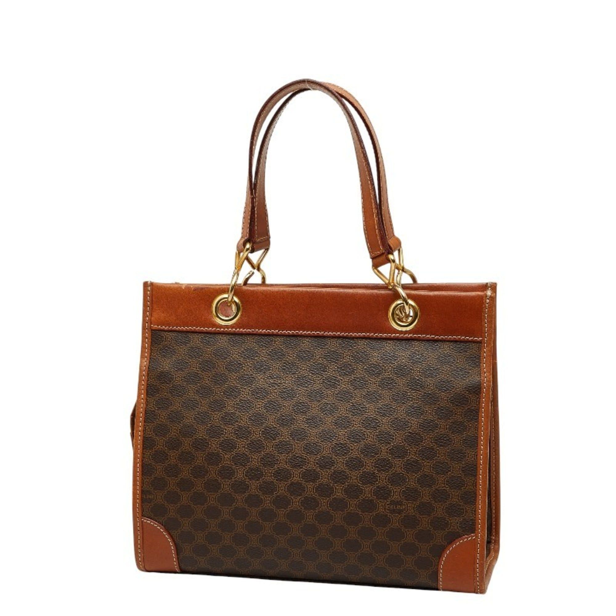 Celine Celine Macadam handbag in brown leather for women. Size ONE SIZE - 2 Thumbnail