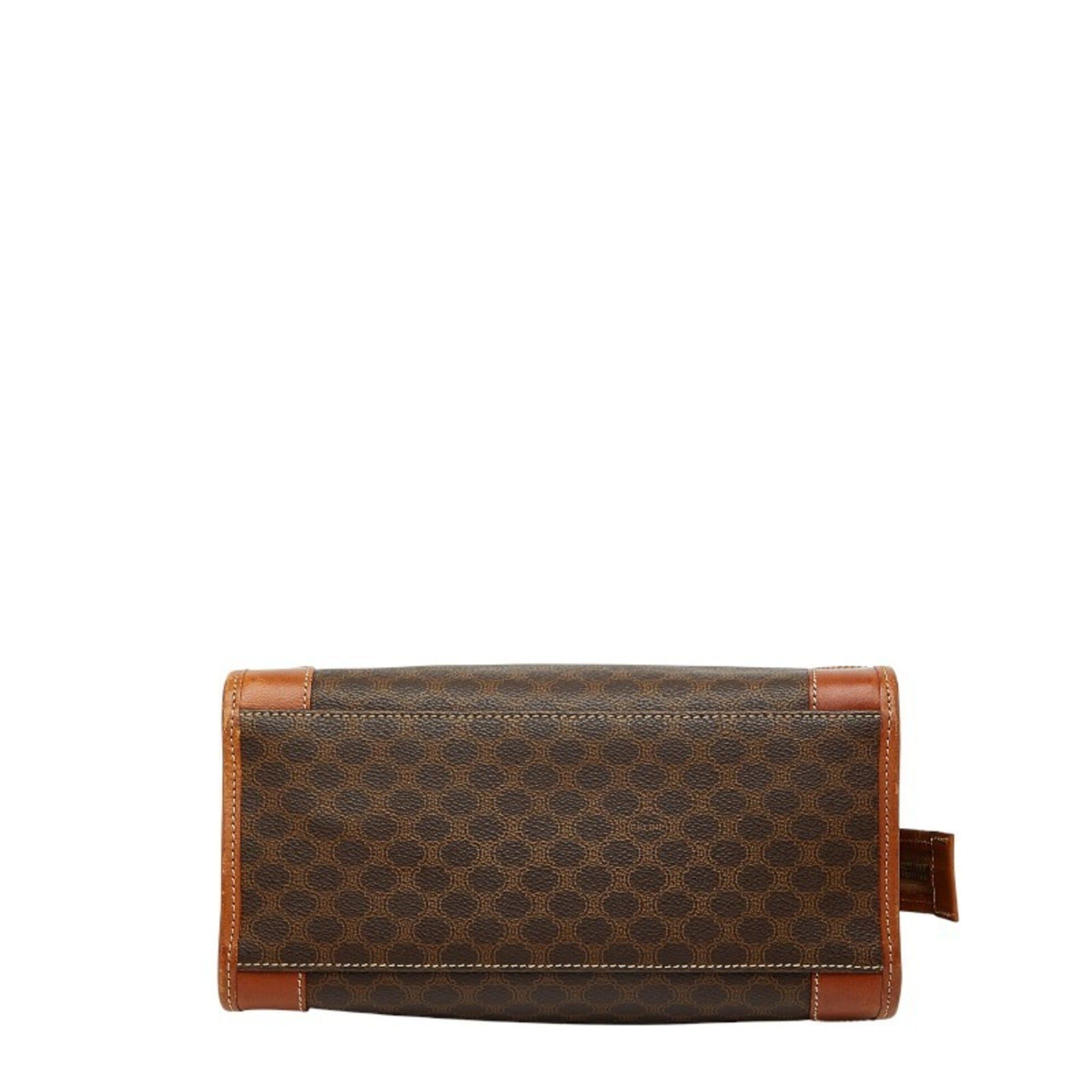 Celine Celine Macadam handbag in brown leather for women. Size ONE SIZE - 3 Thumbnail