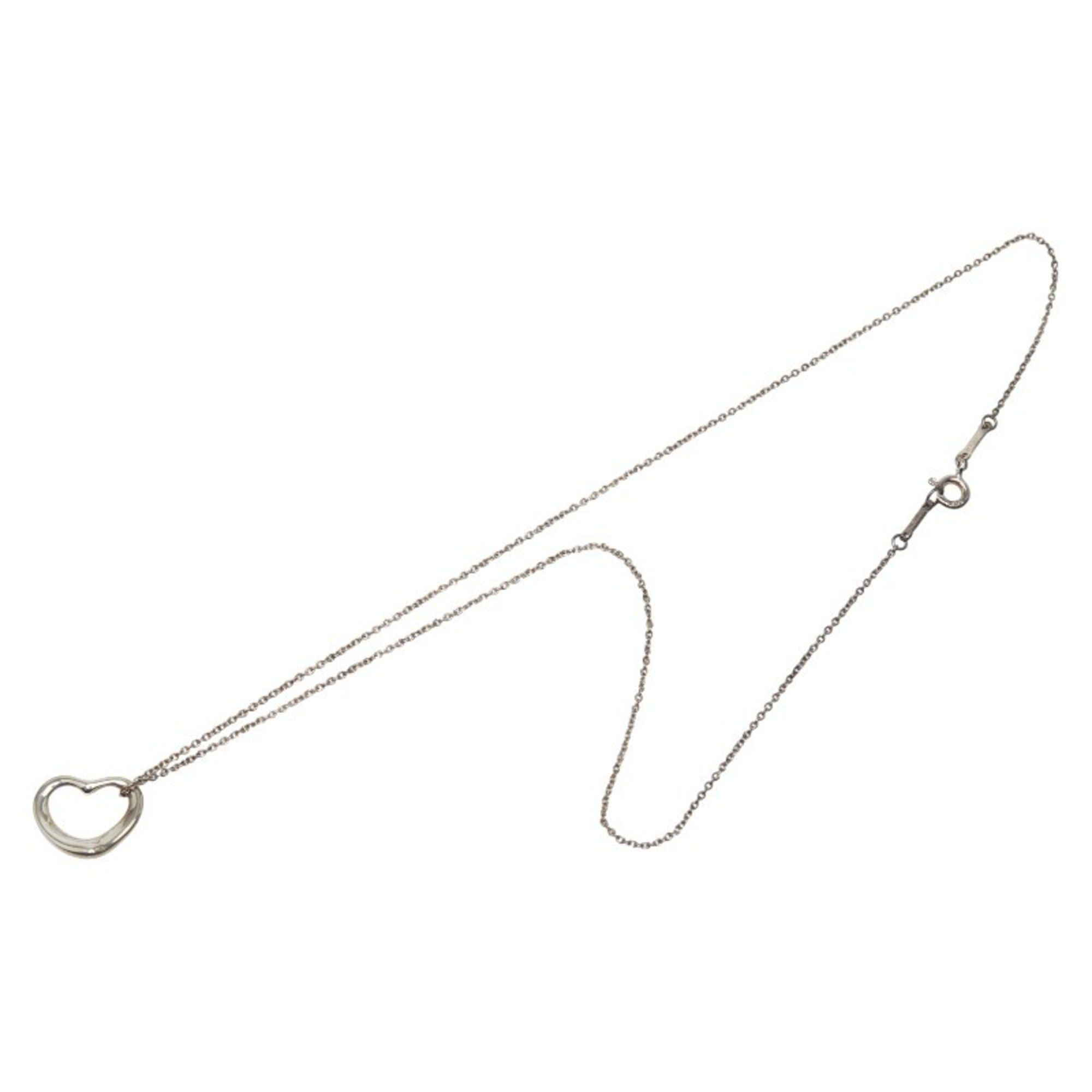 Tiffany & Co. Tiffany & Co. Open Heart Necklace in 925 Sterling Silver for Women. Size ONE SIZE - 4 Thumbnail