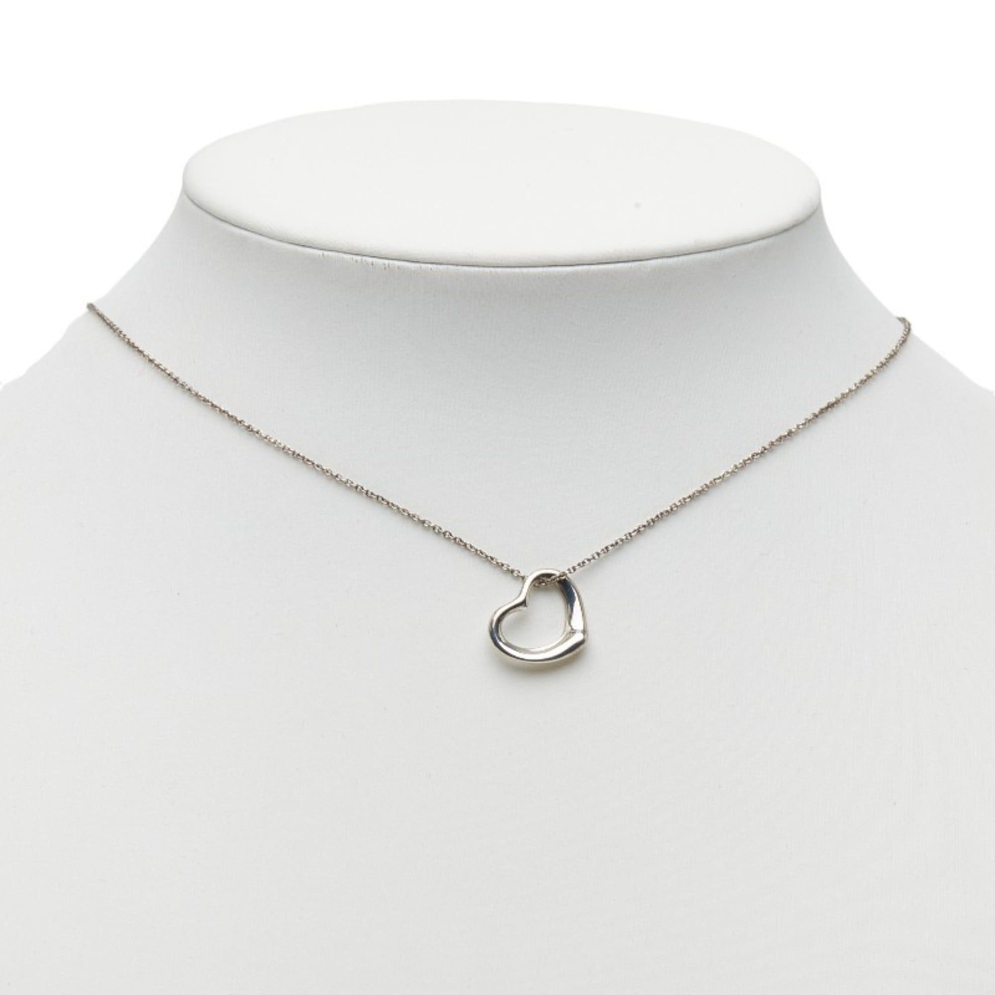 Tiffany & Co. Tiffany & Co. Open Heart Necklace in 925 Sterling Silver for Women. Size ONE SIZE - 8 Thumbnail