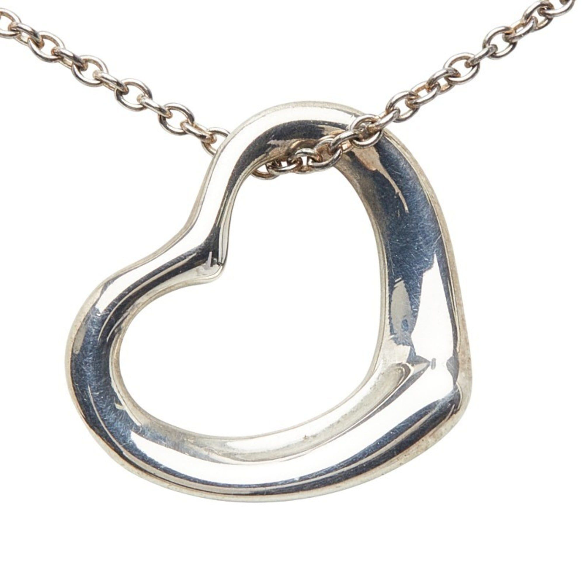 Tiffany & Co. Tiffany & Co. Open Heart Necklace in 925 Sterling Silver for Women. Size ONE SIZE - 2 Thumbnail