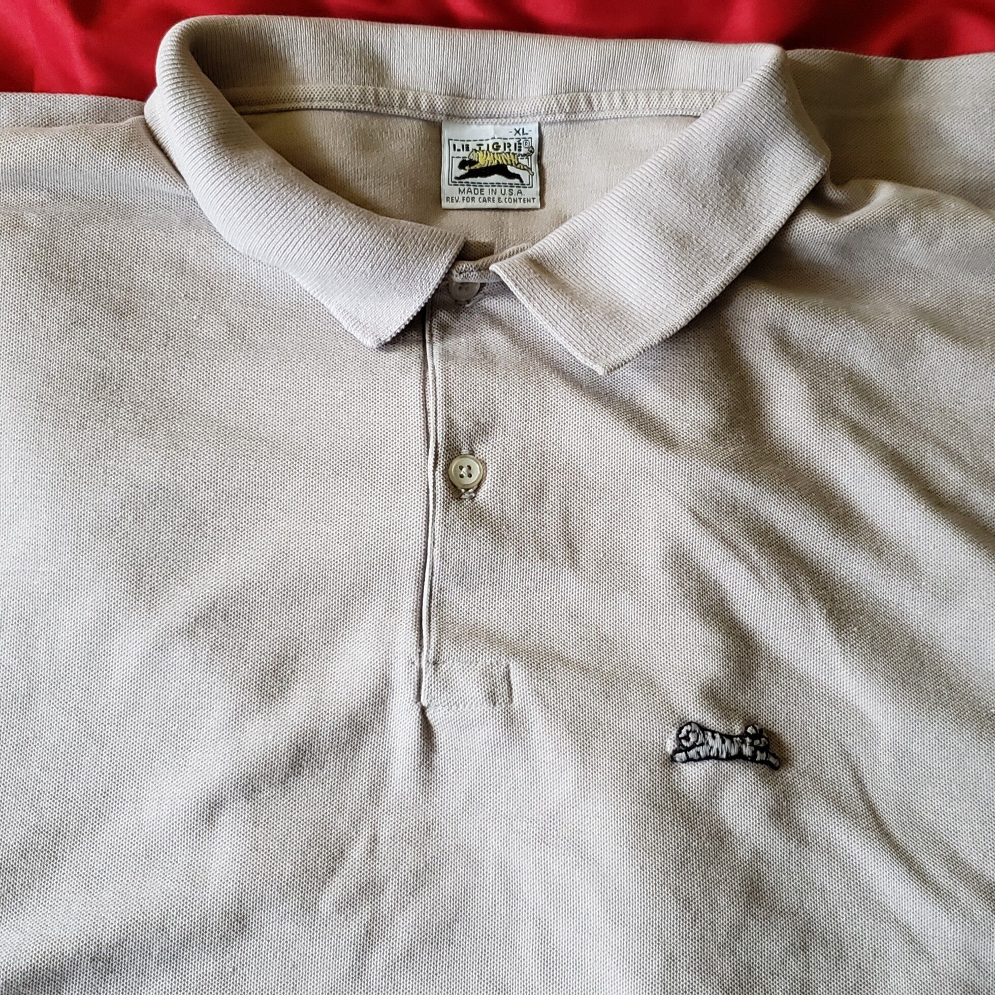 Le Tigre Rare Vintage LE TIGRE polo Shirt Made In Usa | Grailed