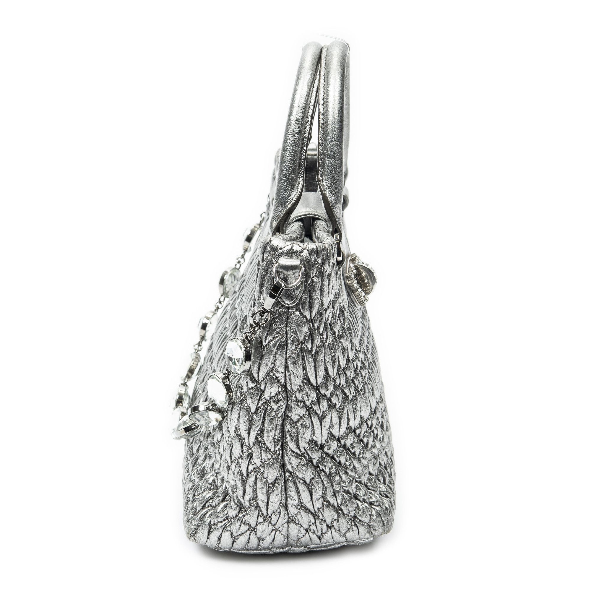 Miu Miu Small Turn Lock Crystal Tote Size ONE SIZE - 4 Thumbnail