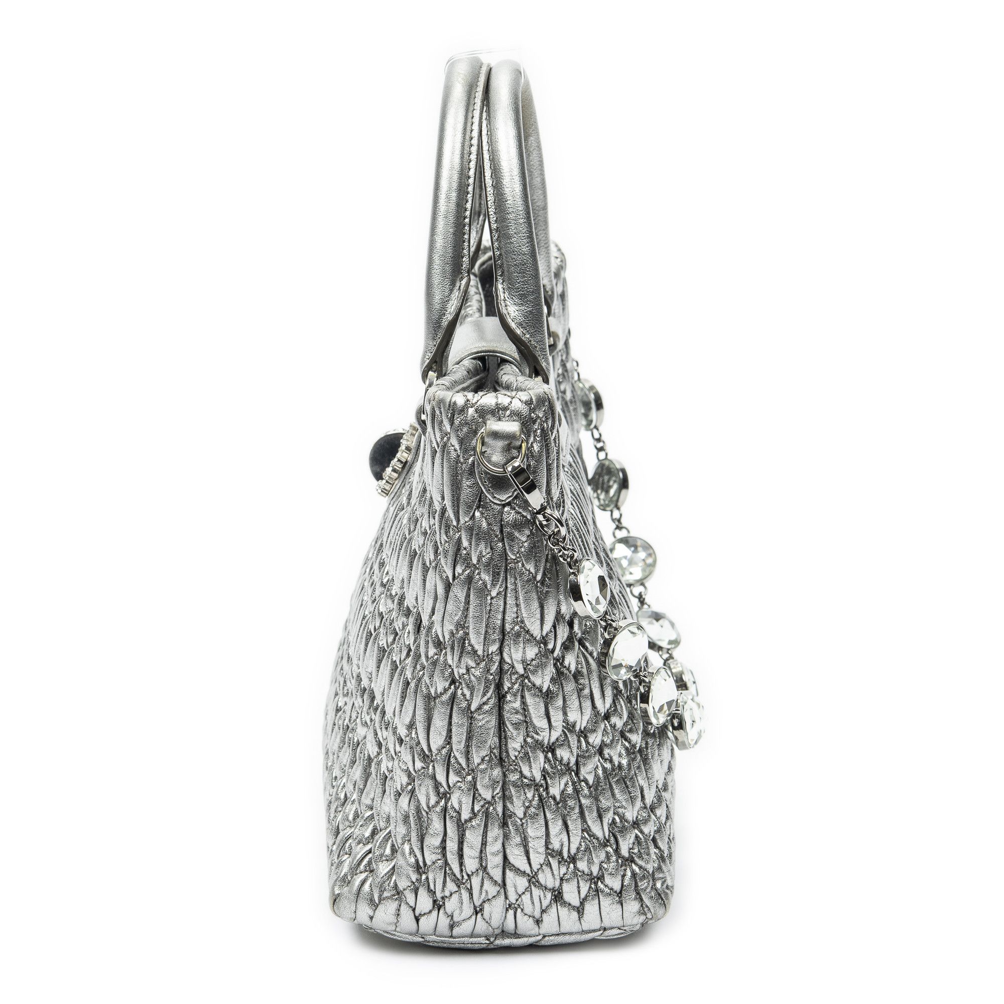 Miu Miu Small Turn Lock Crystal Tote Size ONE SIZE - 3 Thumbnail