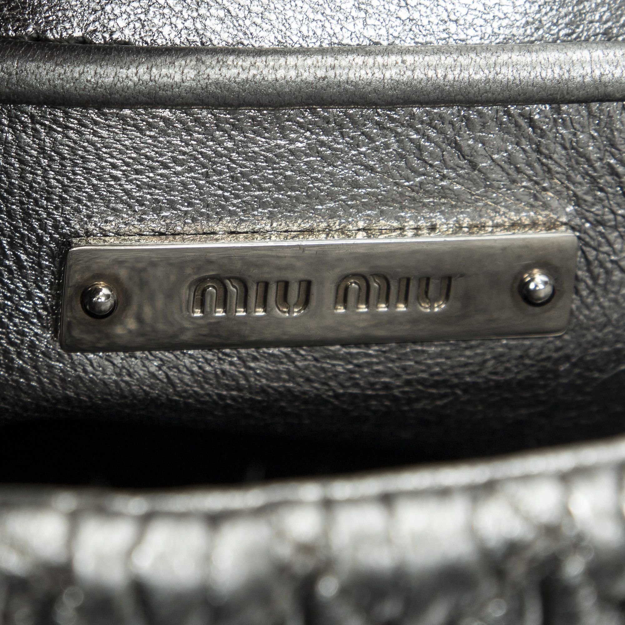 Miu Miu Small Turn Lock Crystal Tote Size ONE SIZE - 10 Thumbnail