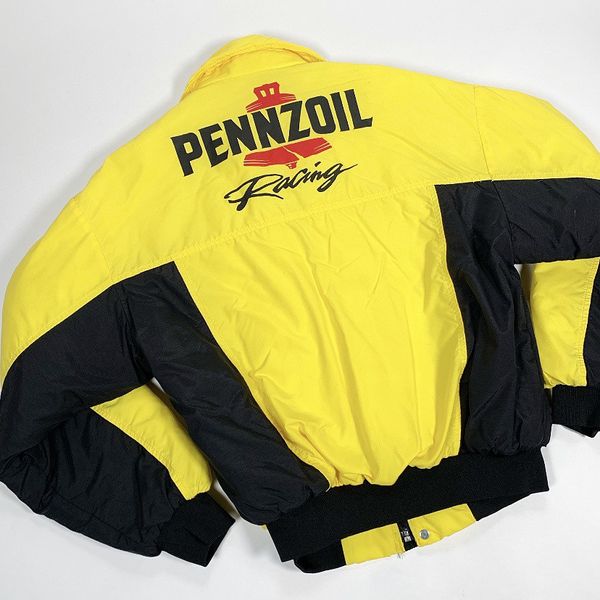 Vintage 80s-90'S Swingster Nylon Varsity Jacket, Award Jacket, Made in USA, Men's Size L Nylon blue type Vintage Second Hand