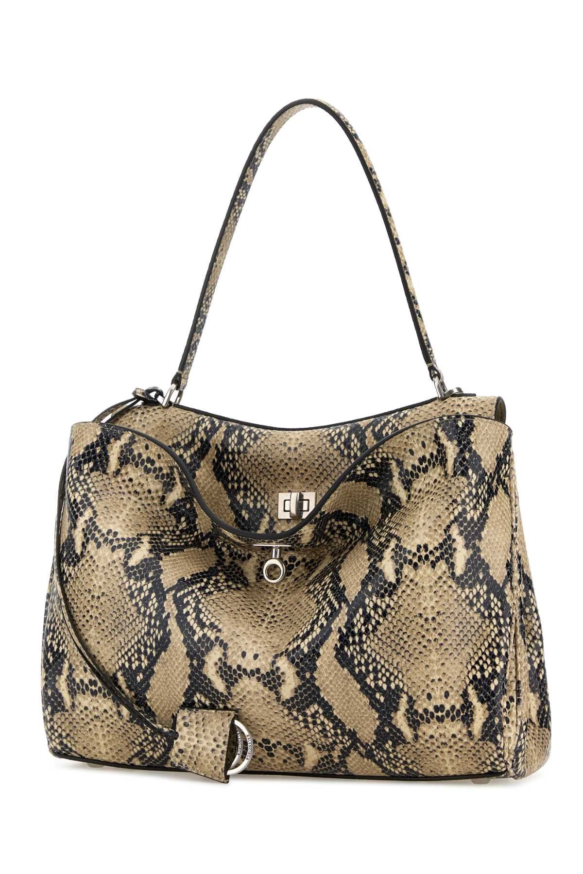 Balenciaga Printed Leather Medium Rodeo Handbag Size ONE SIZE - 2 Thumbnail