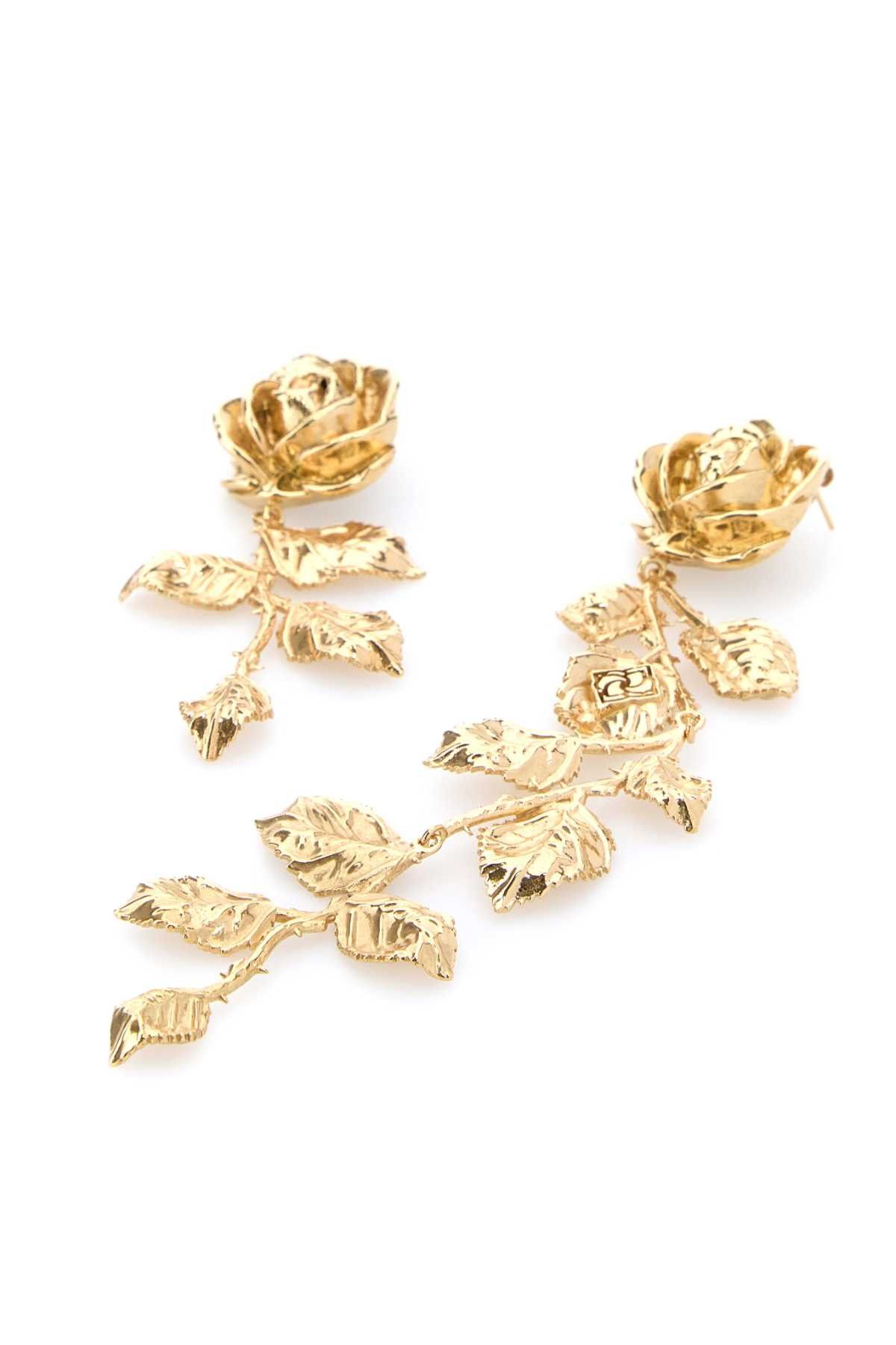 Magda Butrym Gold Metal Earrings Size ONE SIZE - 2 Thumbnail