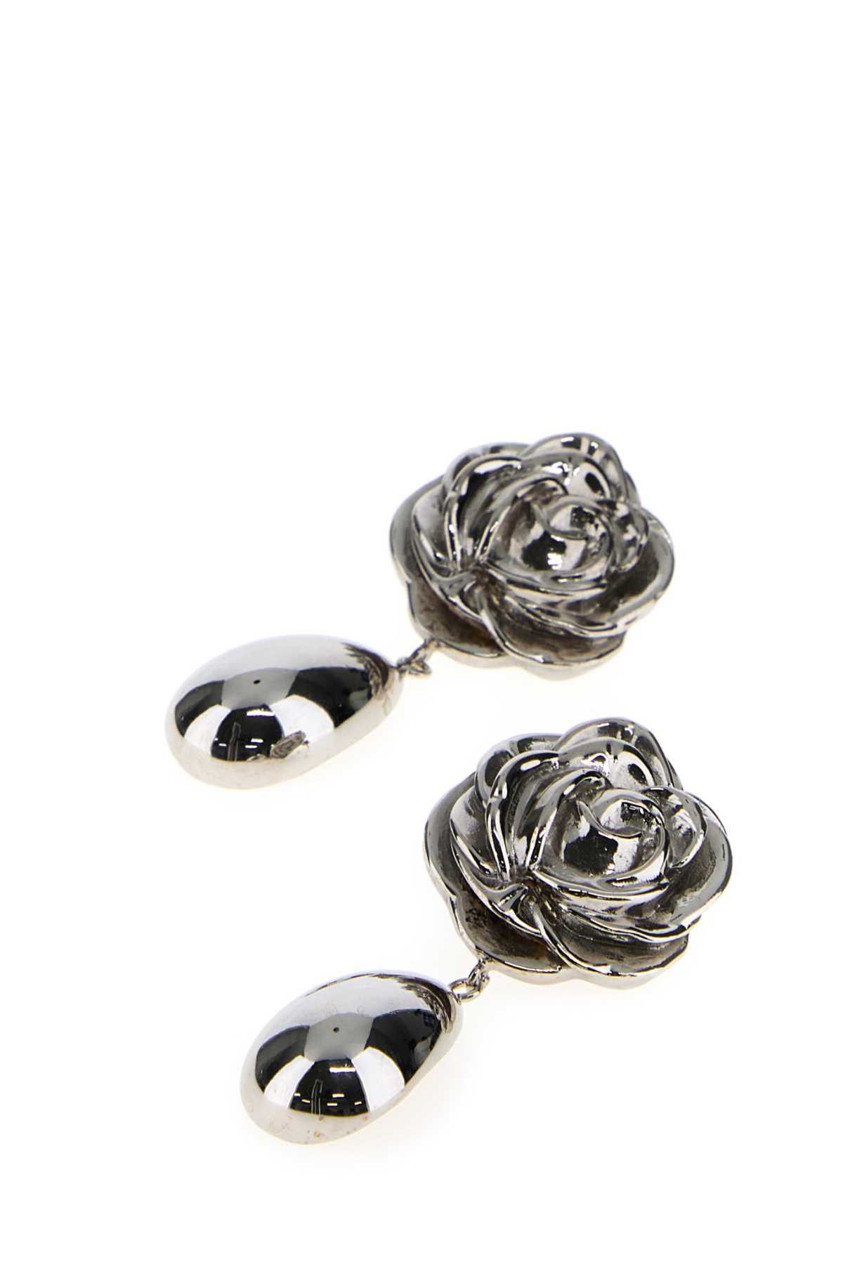Magda Butrym Silver Metal Earrings Size ONE SIZE - 2 Thumbnail
