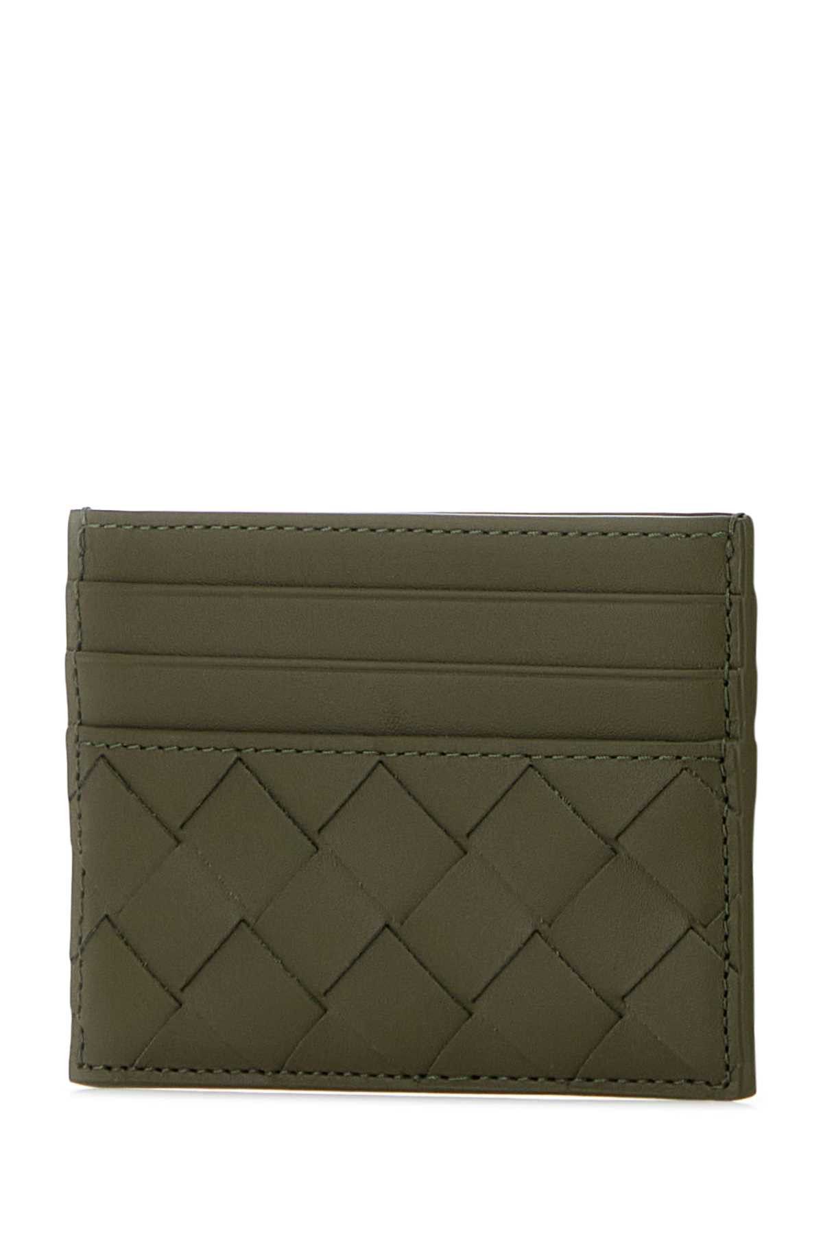 Bottega Veneta Army Green Leather Card Holder Size ONE SIZE - 2 Thumbnail
