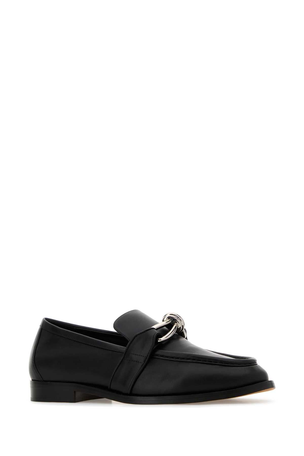 Bottega Veneta Black Leather Astraire Loafers Size US 8 / EU 41 - 2 Thumbnail