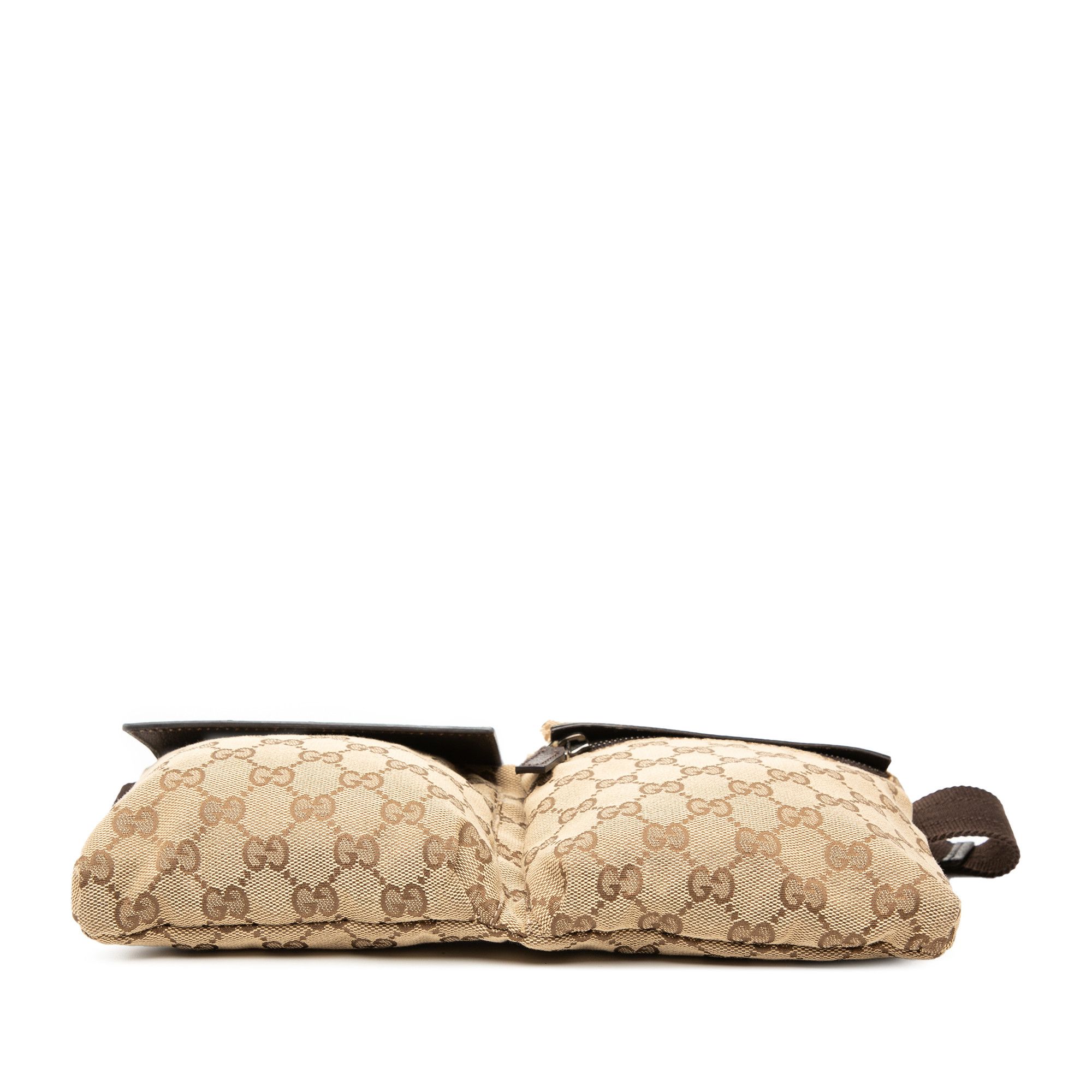 Gucci Gucci GG Canvas Double Pocket Belt Bag Size ONE SIZE - 3 Thumbnail