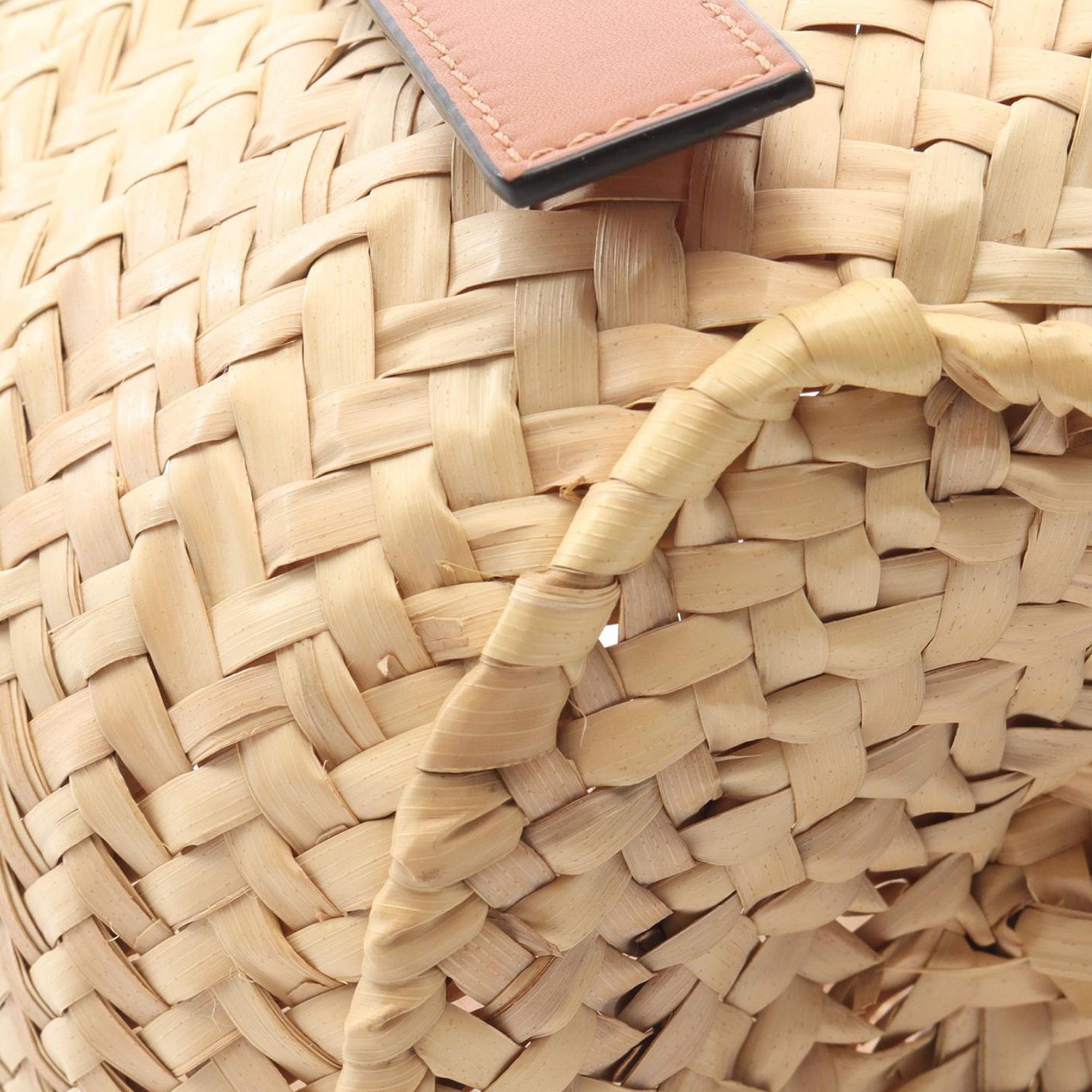 Loewe LOEWE Studio Ghibli My Neighbor Totoro Small Raffia Dust Bunnies Basket Tote Size ONE SIZE - 6 Thumbnail